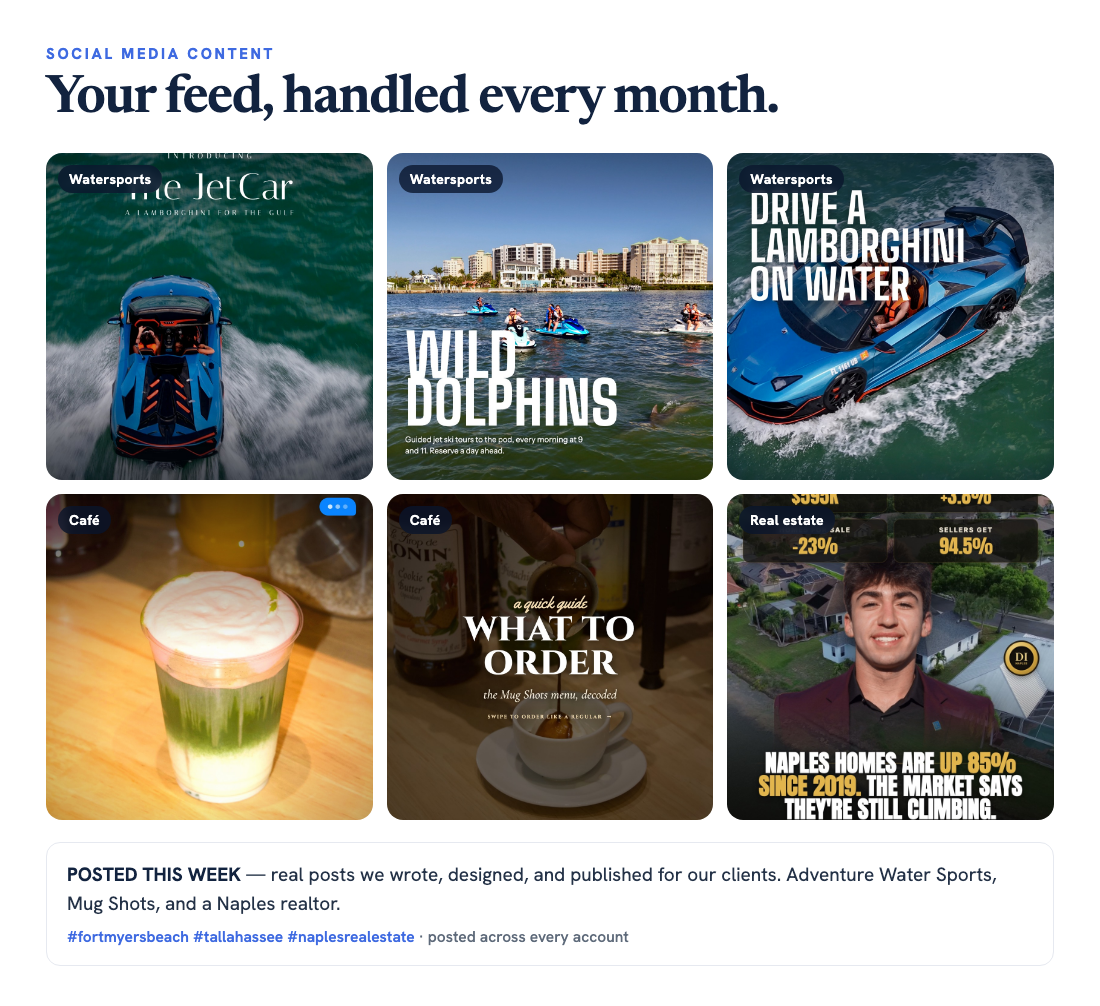 Social Media & Reels example